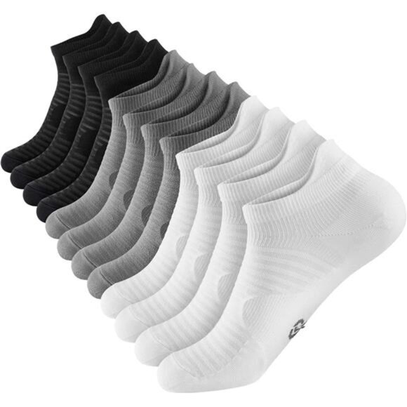 Compression Running Ankle Socks Low Cut(6 Pairs) for Men & Women - Picture 1 of 7